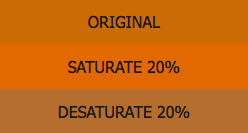 Saturate & Desaturate